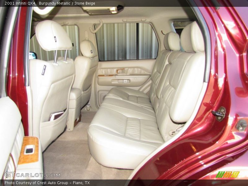 Burgundy Metallic / Stone Beige 2001 Infiniti QX4