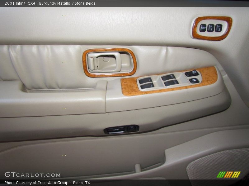 Burgundy Metallic / Stone Beige 2001 Infiniti QX4