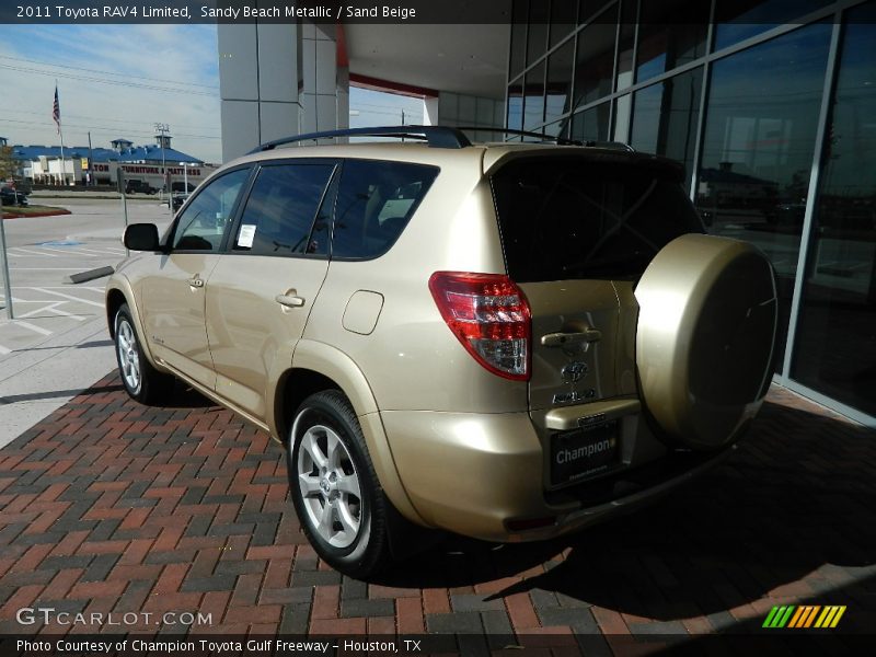 Sandy Beach Metallic / Sand Beige 2011 Toyota RAV4 Limited