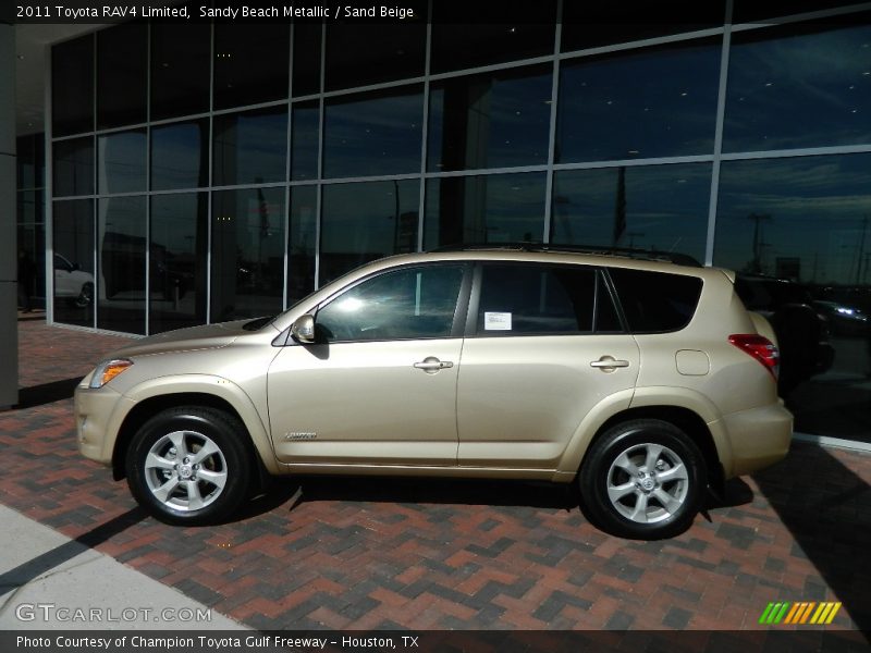 Sandy Beach Metallic / Sand Beige 2011 Toyota RAV4 Limited