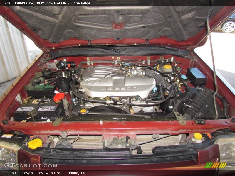 Burgundy Metallic / Stone Beige 2001 Infiniti QX4