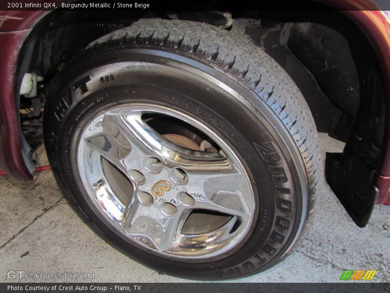 Burgundy Metallic / Stone Beige 2001 Infiniti QX4