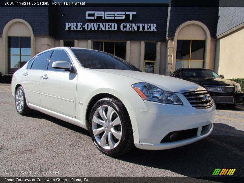 Ivory Pearl / Wheat 2006 Infiniti M 35 Sedan