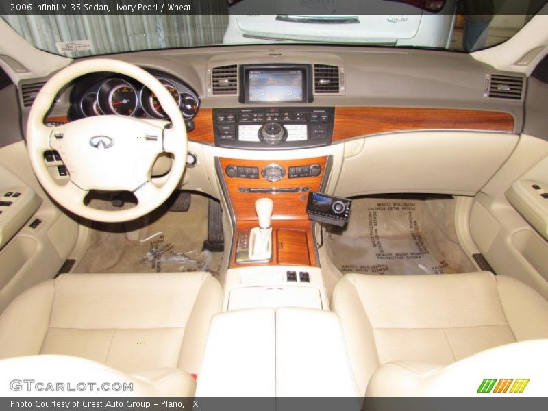 Ivory Pearl / Wheat 2006 Infiniti M 35 Sedan