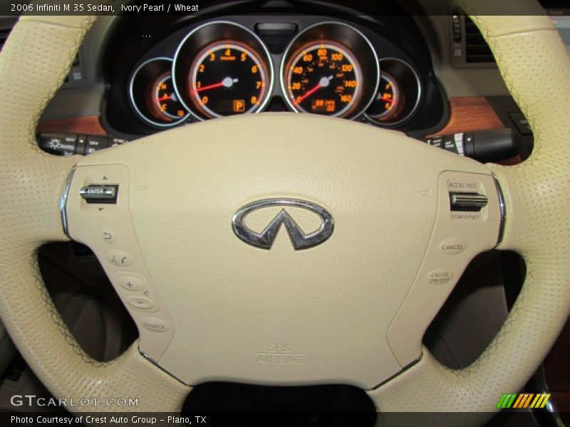Ivory Pearl / Wheat 2006 Infiniti M 35 Sedan