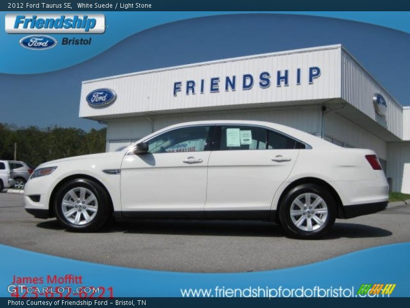 White Suede / Light Stone 2012 Ford Taurus SE