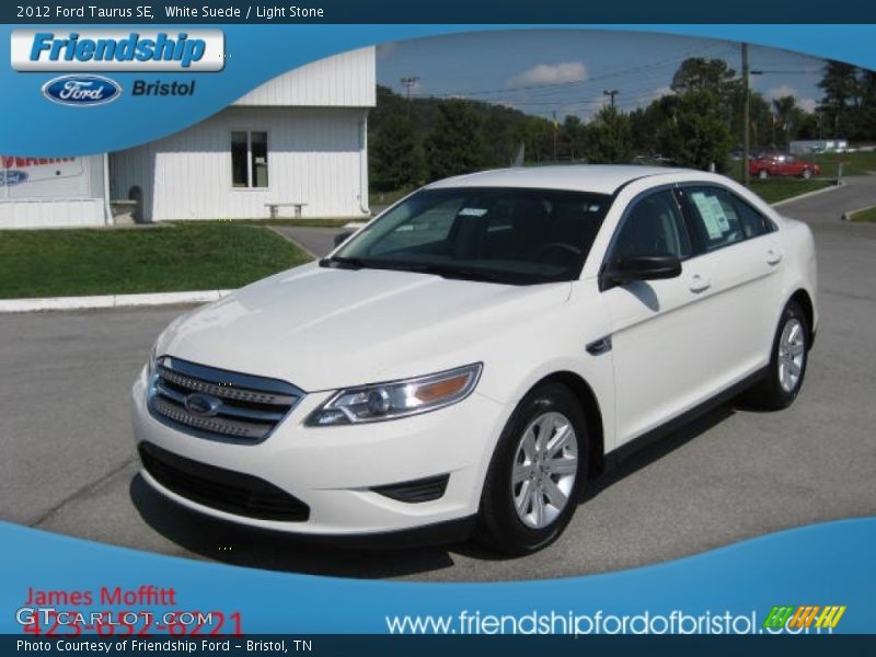 White Suede / Light Stone 2012 Ford Taurus SE