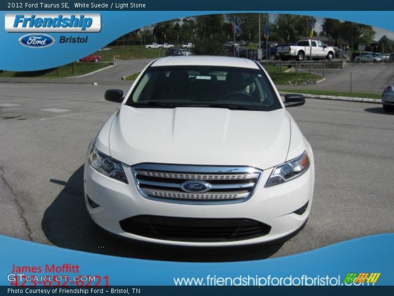 White Suede / Light Stone 2012 Ford Taurus SE