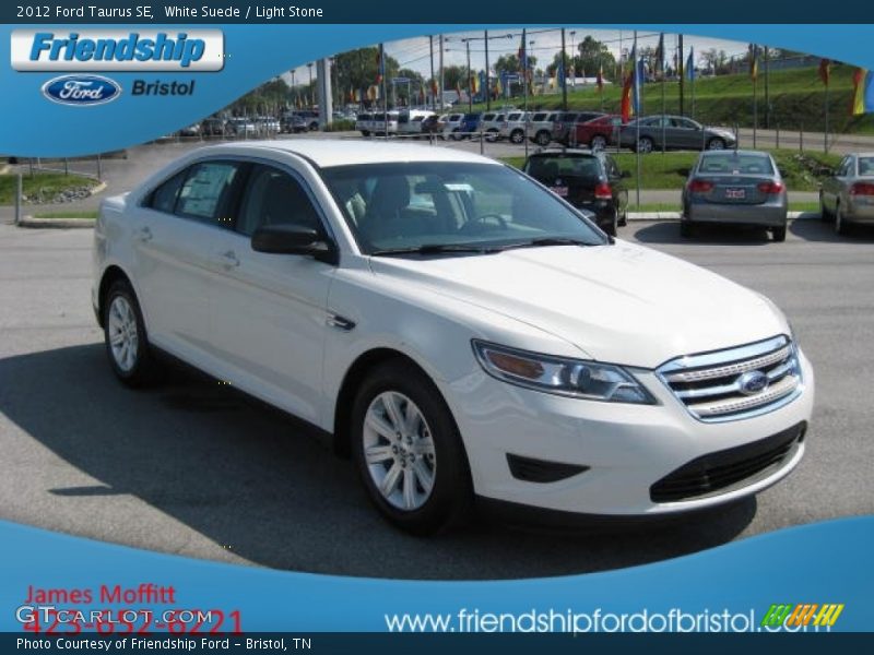 White Suede / Light Stone 2012 Ford Taurus SE