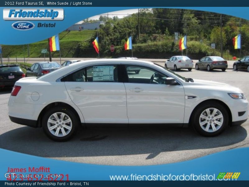 White Suede / Light Stone 2012 Ford Taurus SE