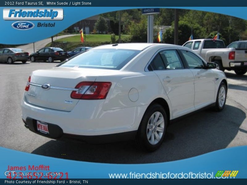 White Suede / Light Stone 2012 Ford Taurus SE