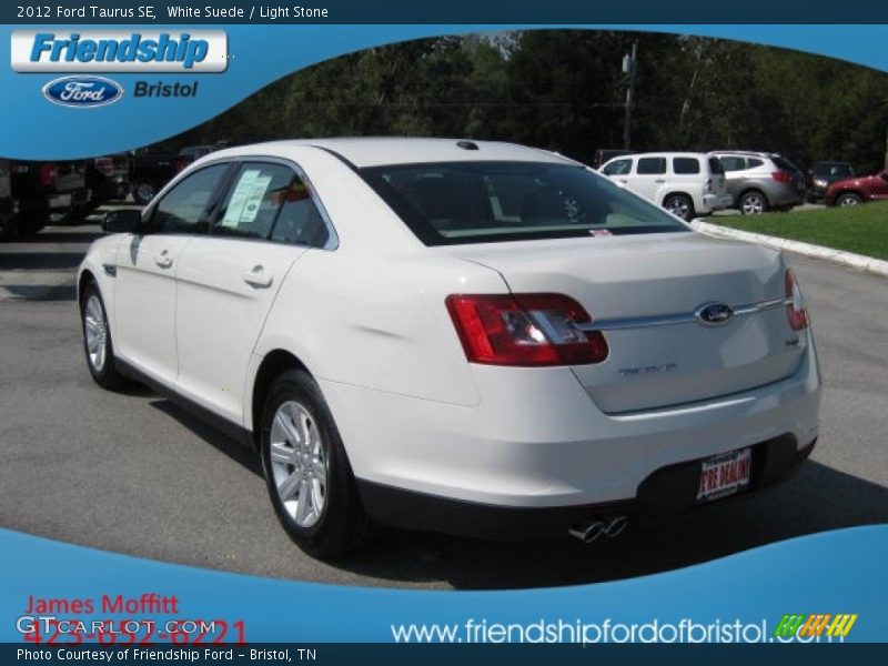 White Suede / Light Stone 2012 Ford Taurus SE
