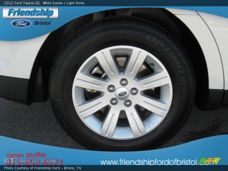 White Suede / Light Stone 2012 Ford Taurus SE
