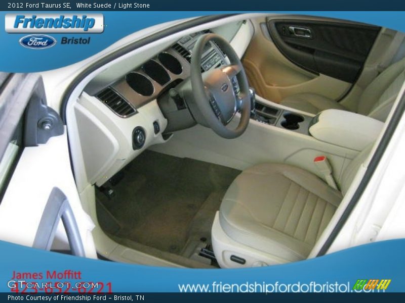 White Suede / Light Stone 2012 Ford Taurus SE