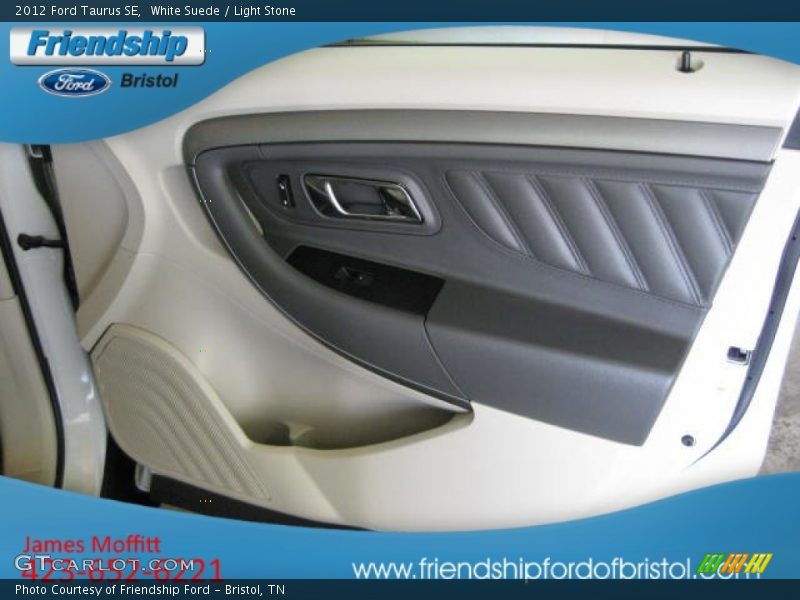 White Suede / Light Stone 2012 Ford Taurus SE