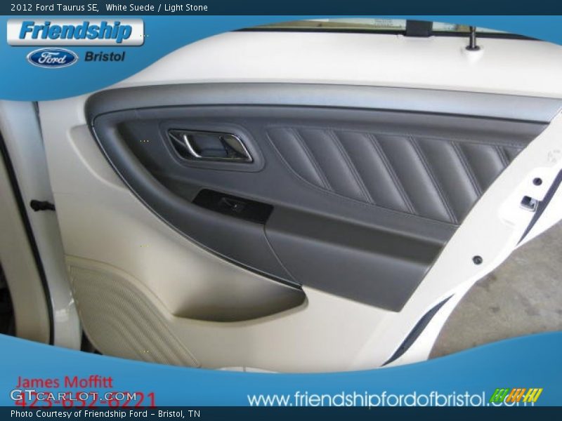 White Suede / Light Stone 2012 Ford Taurus SE
