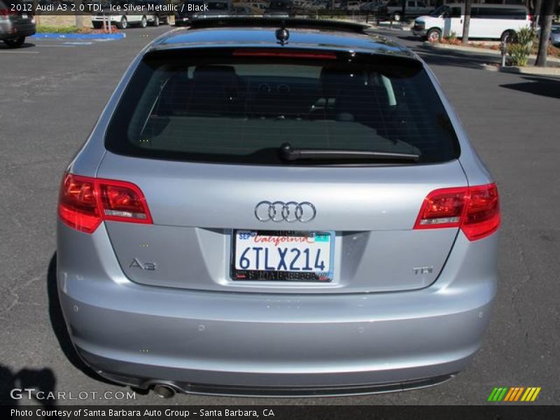 Ice Silver Metallic / Black 2012 Audi A3 2.0 TDI