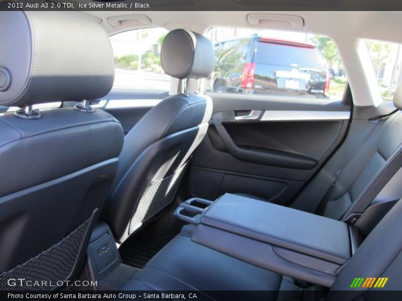 Ice Silver Metallic / Black 2012 Audi A3 2.0 TDI