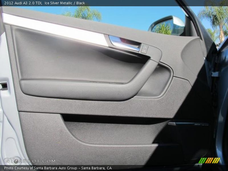 Ice Silver Metallic / Black 2012 Audi A3 2.0 TDI