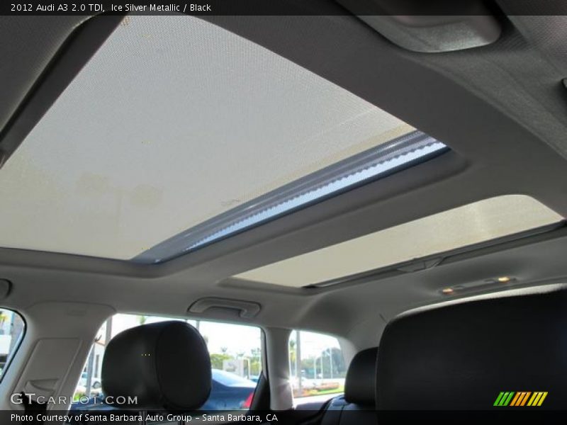 Ice Silver Metallic / Black 2012 Audi A3 2.0 TDI