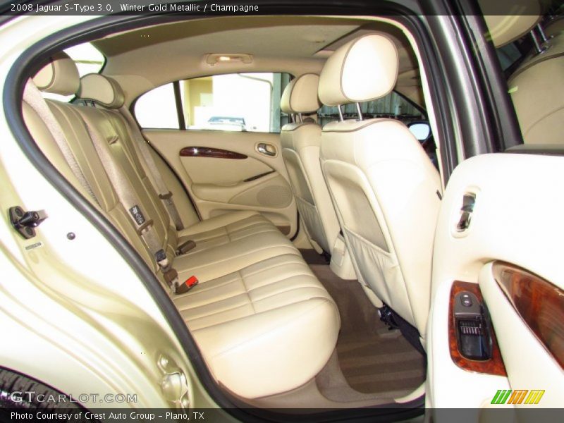 Winter Gold Metallic / Champagne 2008 Jaguar S-Type 3.0
