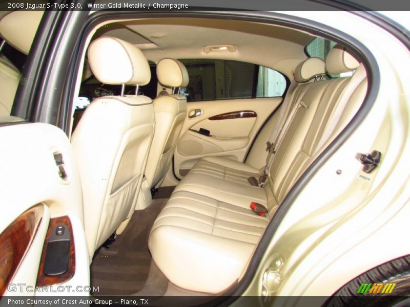 Winter Gold Metallic / Champagne 2008 Jaguar S-Type 3.0