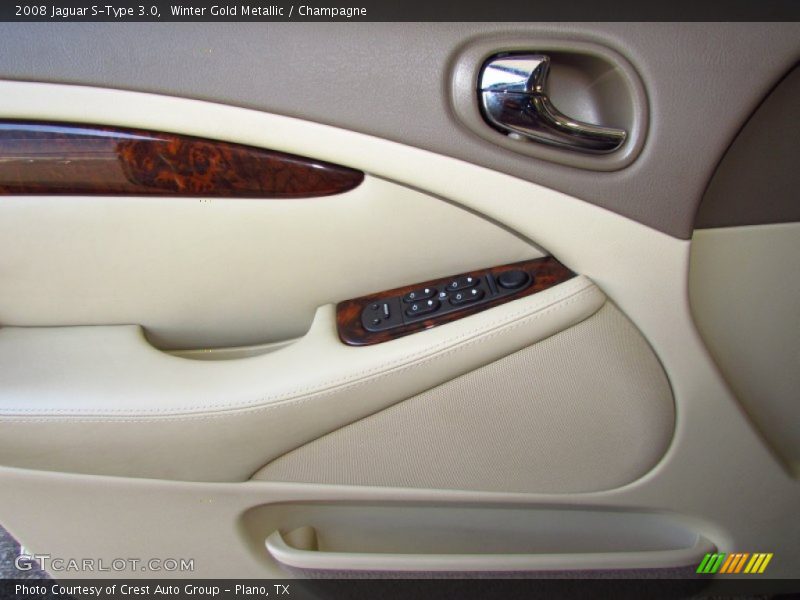 Winter Gold Metallic / Champagne 2008 Jaguar S-Type 3.0