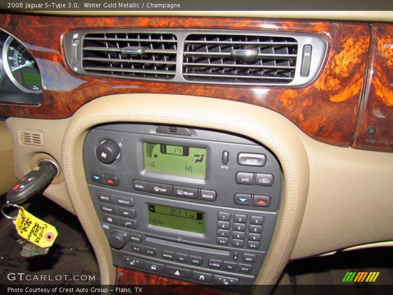 Winter Gold Metallic / Champagne 2008 Jaguar S-Type 3.0