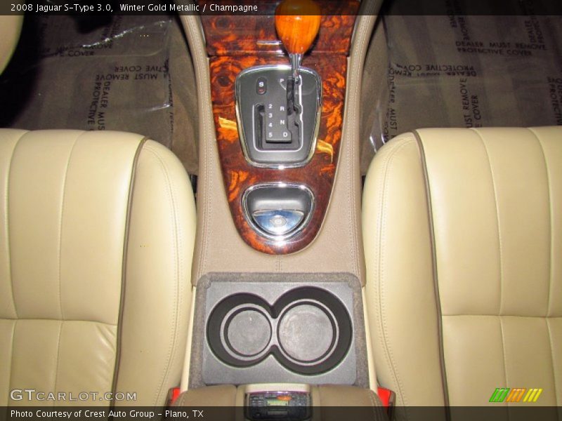 Winter Gold Metallic / Champagne 2008 Jaguar S-Type 3.0