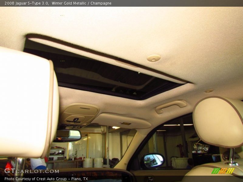 Winter Gold Metallic / Champagne 2008 Jaguar S-Type 3.0