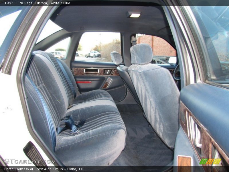 White / Blue 1992 Buick Regal Custom