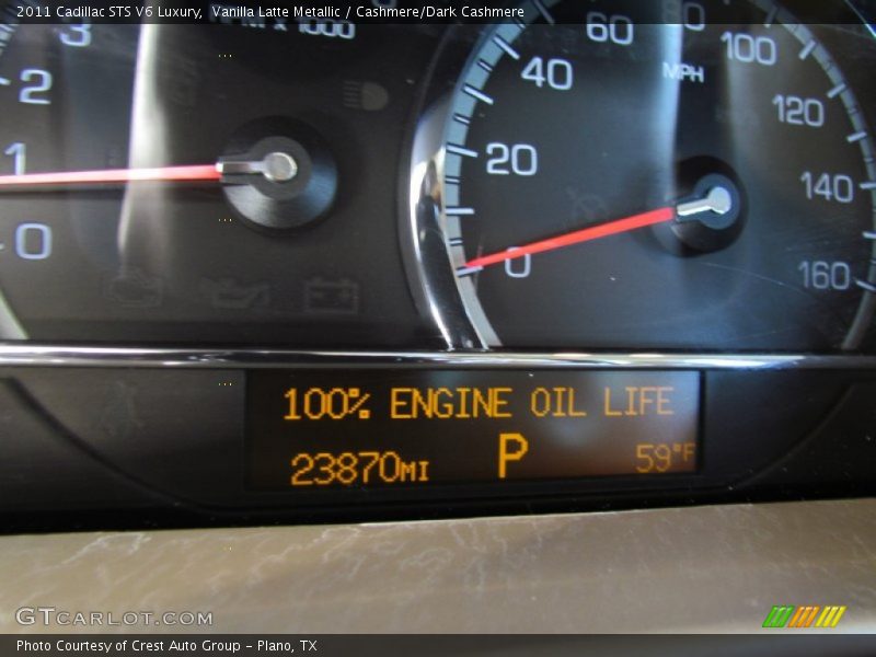 Vanilla Latte Metallic / Cashmere/Dark Cashmere 2011 Cadillac STS V6 Luxury