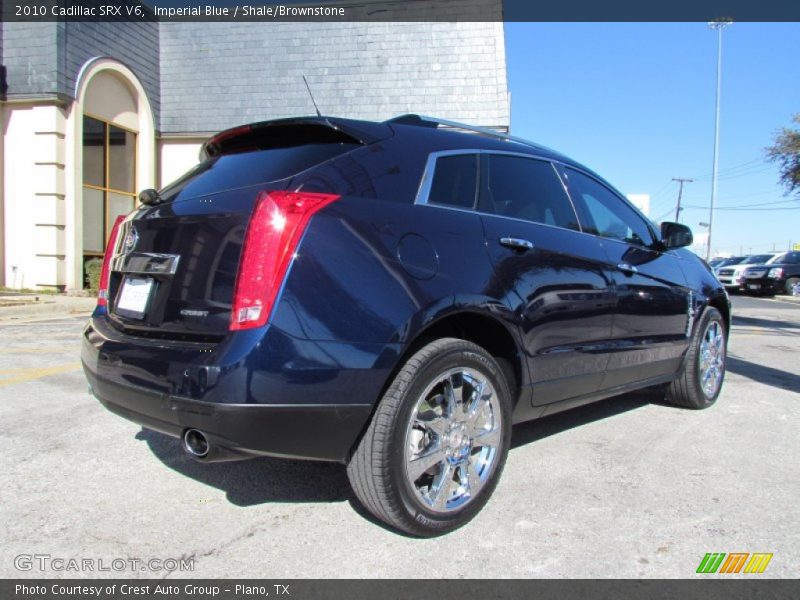 Imperial Blue / Shale/Brownstone 2010 Cadillac SRX V6