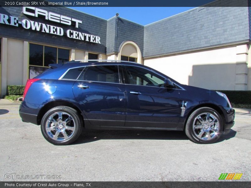 Imperial Blue / Shale/Brownstone 2010 Cadillac SRX V6