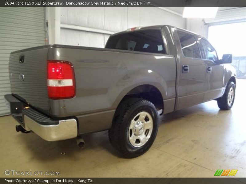 Dark Shadow Grey Metallic / Medium/Dark Flint 2004 Ford F150 XLT SuperCrew