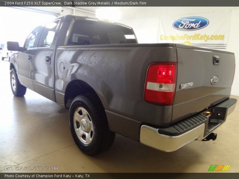 Dark Shadow Grey Metallic / Medium/Dark Flint 2004 Ford F150 XLT SuperCrew