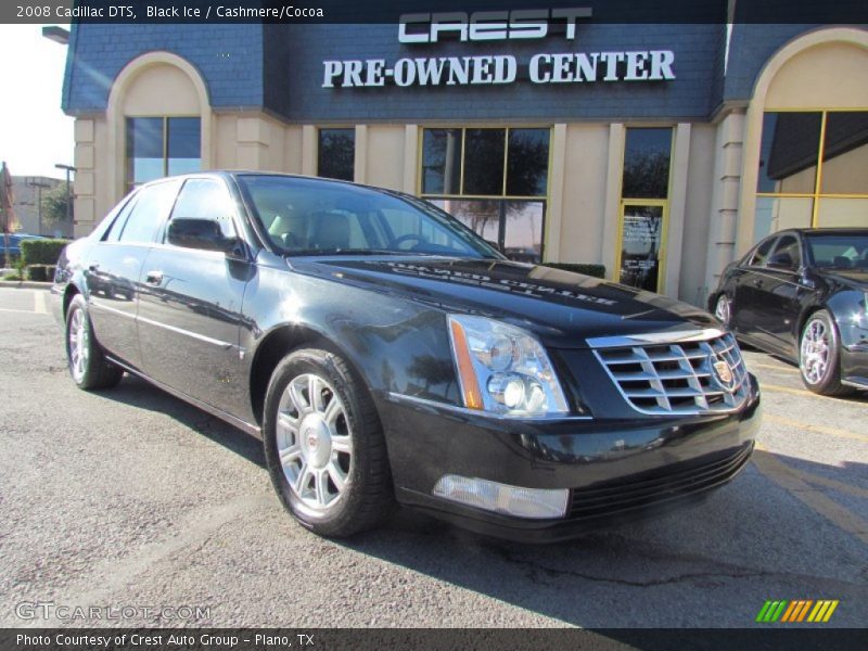 Black Ice / Cashmere/Cocoa 2008 Cadillac DTS