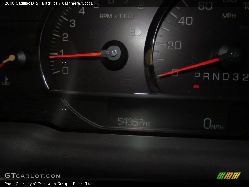 Black Ice / Cashmere/Cocoa 2008 Cadillac DTS