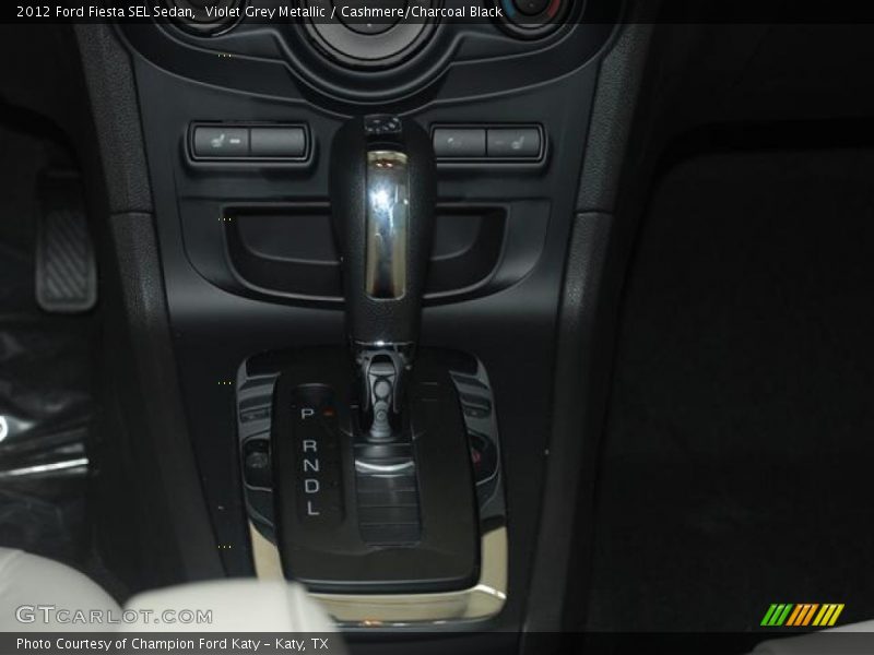Violet Grey Metallic / Cashmere/Charcoal Black 2012 Ford Fiesta SEL Sedan