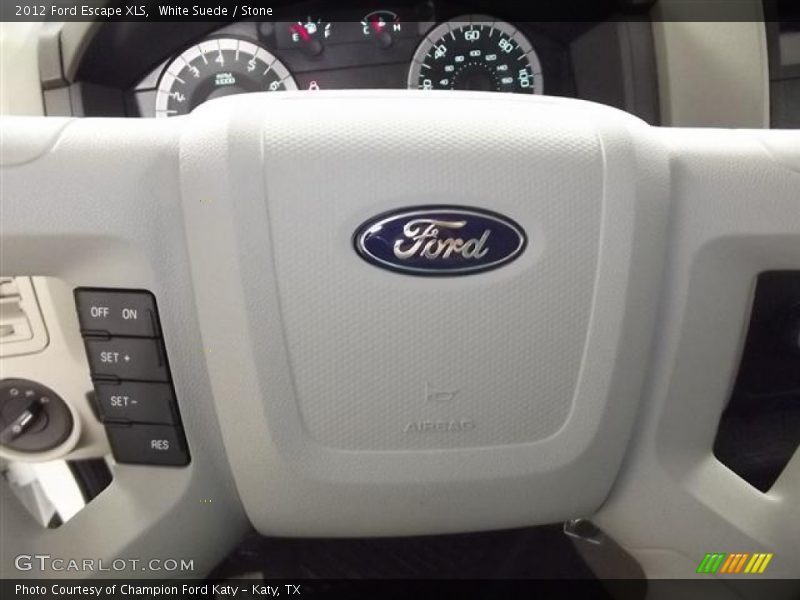 White Suede / Stone 2012 Ford Escape XLS