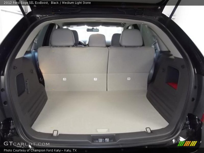 Black / Medium Light Stone 2012 Ford Edge SEL EcoBoost