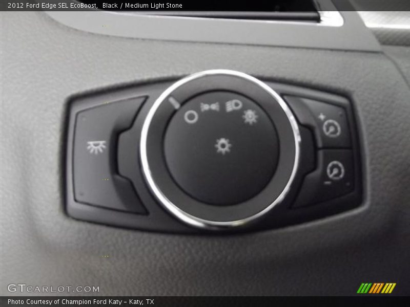 Black / Medium Light Stone 2012 Ford Edge SEL EcoBoost