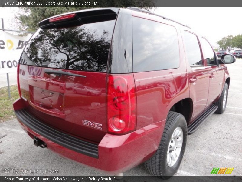 Sport Red Metallic / Light Tan 2007 GMC Yukon SLE