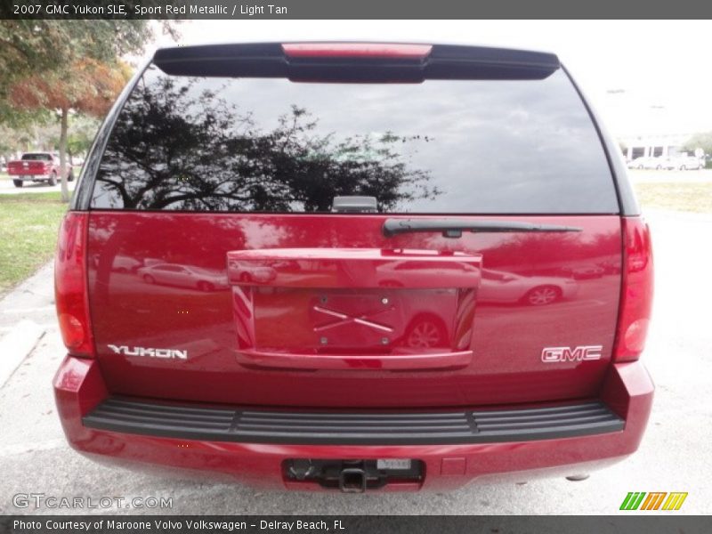 Sport Red Metallic / Light Tan 2007 GMC Yukon SLE