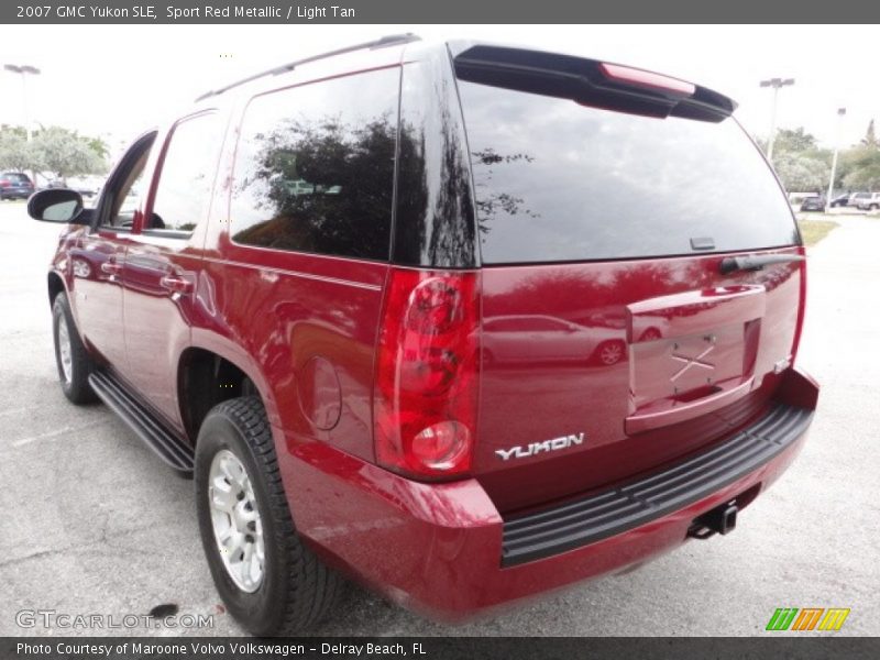 Sport Red Metallic / Light Tan 2007 GMC Yukon SLE