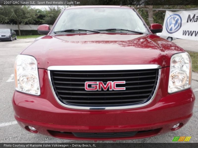 Sport Red Metallic / Light Tan 2007 GMC Yukon SLE