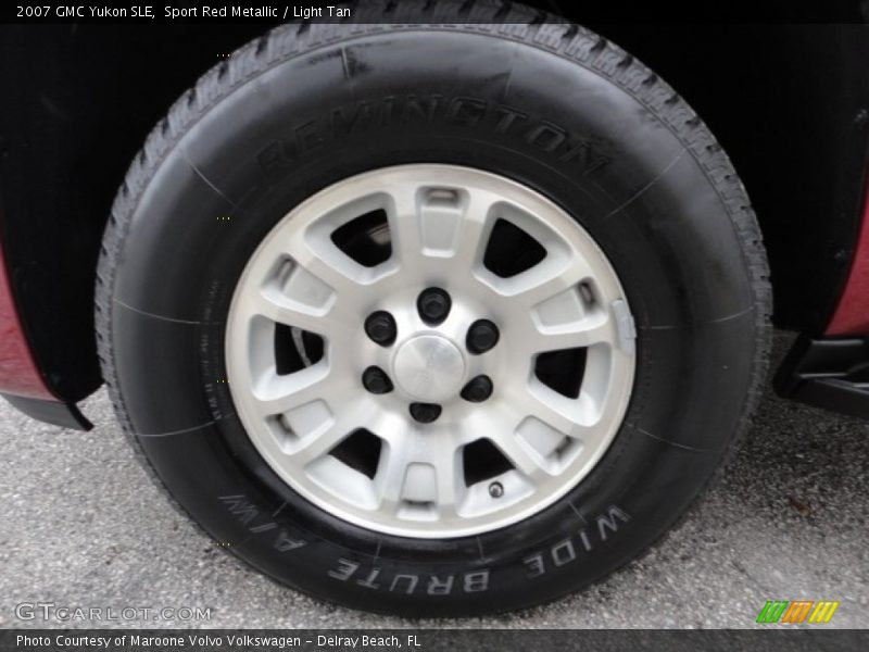 Sport Red Metallic / Light Tan 2007 GMC Yukon SLE