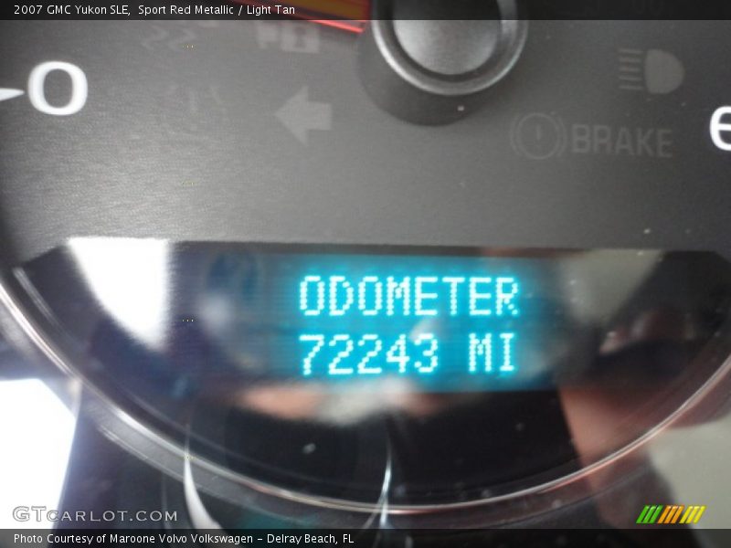 Sport Red Metallic / Light Tan 2007 GMC Yukon SLE