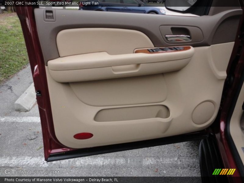 Sport Red Metallic / Light Tan 2007 GMC Yukon SLE