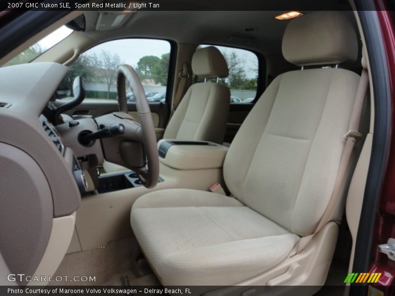 Sport Red Metallic / Light Tan 2007 GMC Yukon SLE